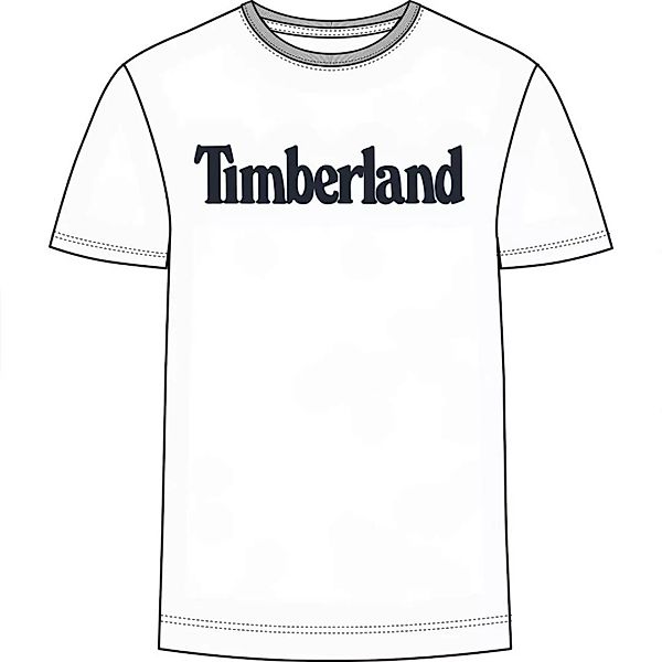 Timberland Kennebec River Linear Kurzarm T-shirt 2XL White günstig online kaufen