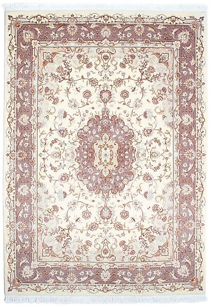 morgenland Orientteppich »Perser - Täbriz - Royal - 236 x 169 cm - beige«, günstig online kaufen