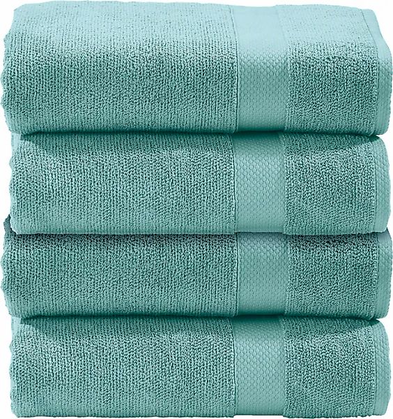 done.® Gästehandtuch »Deluxe«, (Set, 4 St., 4 Gästetücher (30x50 cm), Uni F günstig online kaufen