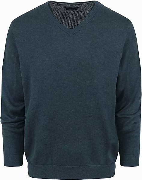 Casa Moda Pullover Blaumelange - Größe 4XL günstig online kaufen