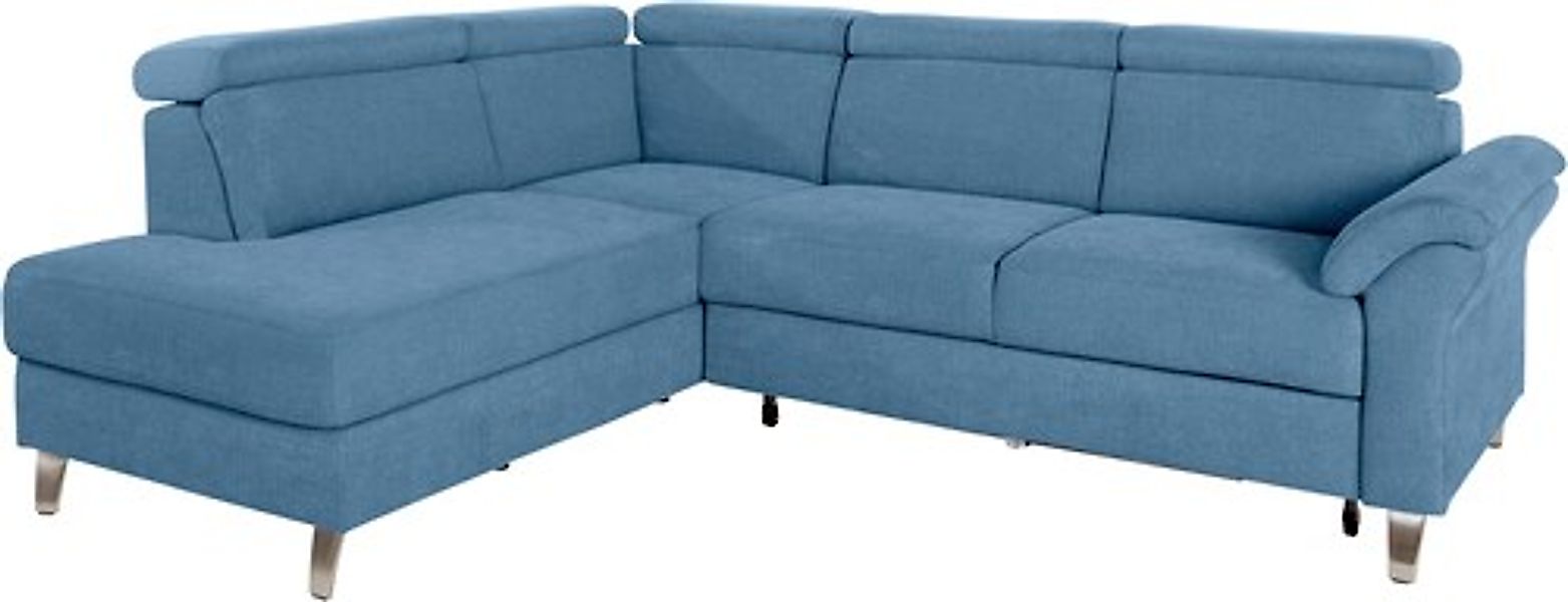 sit&more Ecksofa »Arngast L-Form« inklusive Kopfteilverstellung und Federke günstig online kaufen