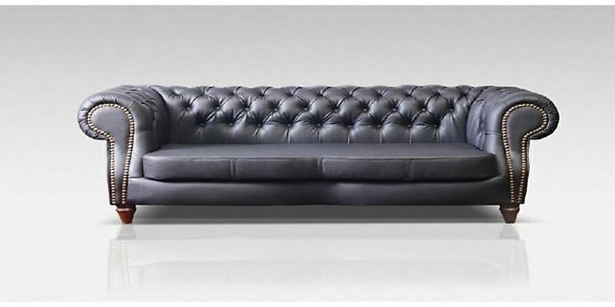 Xlmoebel Sofa Chesterfield Ledersofa Garnitur mit Polster, Couch 3+2+1 - Ne günstig online kaufen