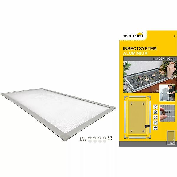 SCHELLENBERG Lichtschachtabdeckung aus Aluminiumgewebe inkl. Alu-Rahmen günstig online kaufen