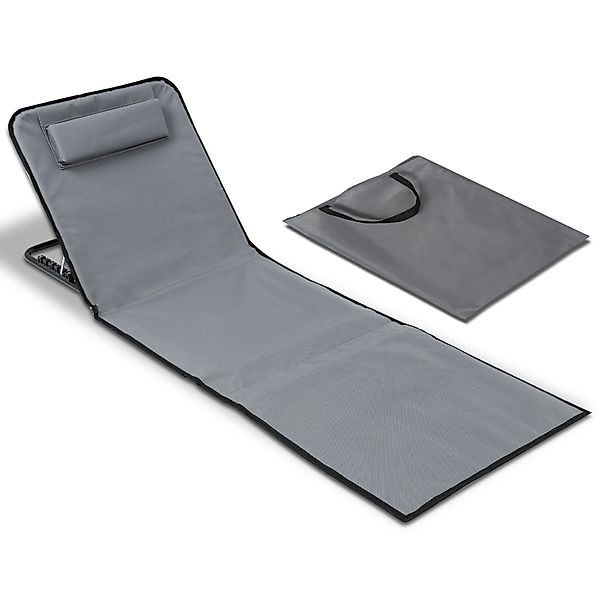Clanmacy Gartenliege Strandmatte Verstellbarer 158cm 1er günstig online kaufen