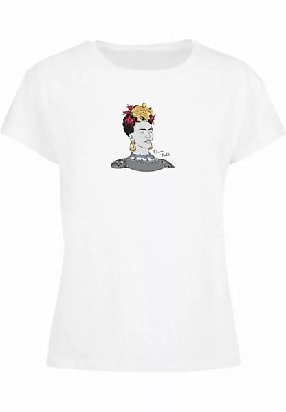 Merchcode T-Shirt Merchcode Damen Ladies Frida Kahlo - Black and white Box günstig online kaufen