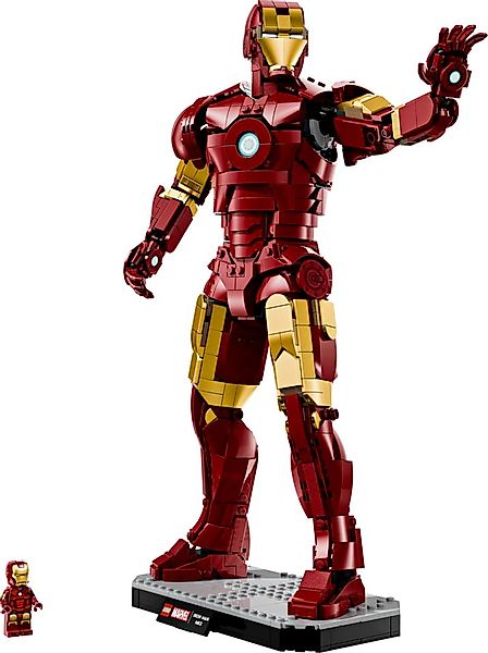 LEGO® Marvel 76344 Iron Man Mark 3 Sammleredition Spielbausteine, (Set, 129 günstig online kaufen