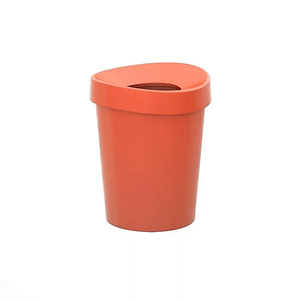 Vitra - Happy Bin S Papierkorb - rot poppy red/H 29,5cm, Ø23,5cm günstig online kaufen