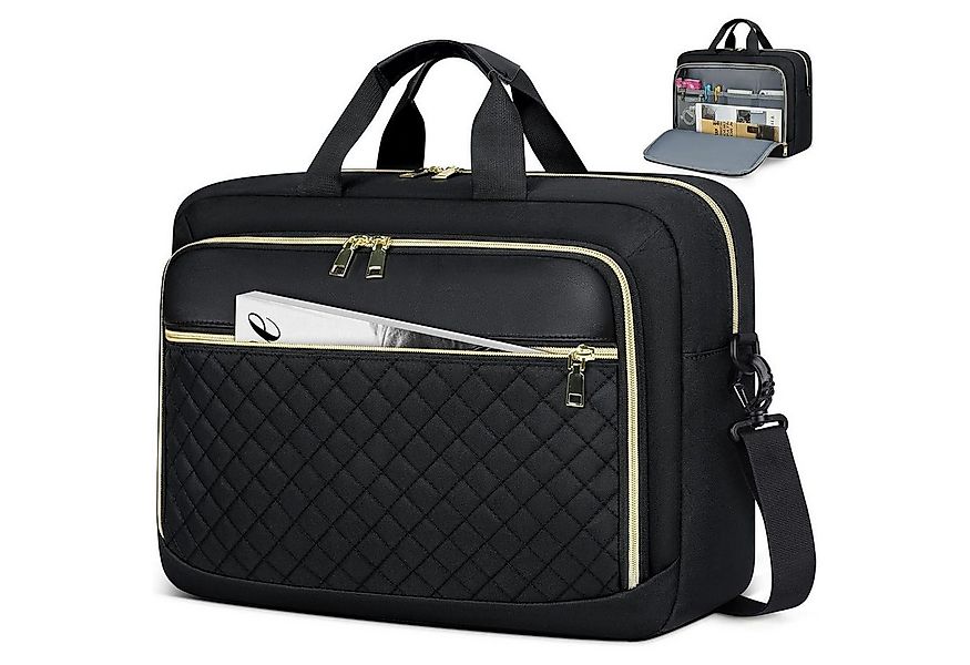 LuxusKollektion Laptoptasche Laptoptasche 15,6 Zoll Damen Business Schwarz günstig online kaufen