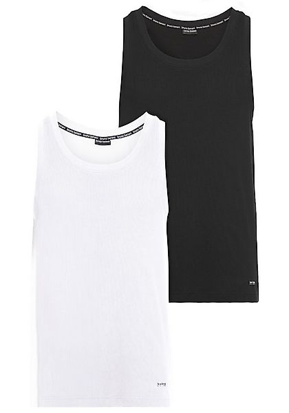 Bruno Banani Muscleshirt (2-er Pack) in Rippenqualität günstig online kaufen
