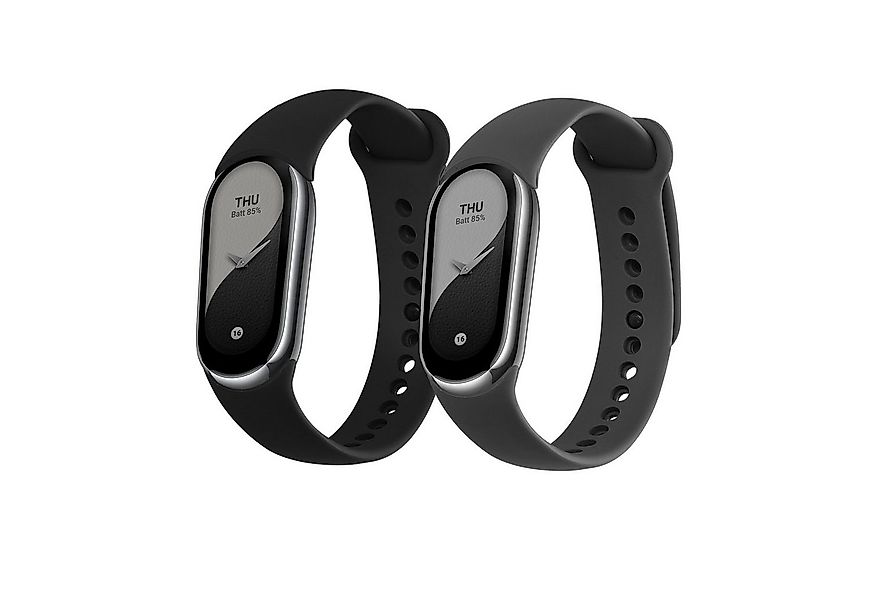 kwmobile Uhrenarmband 2x Uhrenarmband für Xiaomi Mi Band 10 / Mi Band 9 / 8 günstig online kaufen