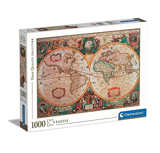 Clementoni® Puzzle Landkarte High Quality Collection - 1000 Teile Puzzle - günstig online kaufen