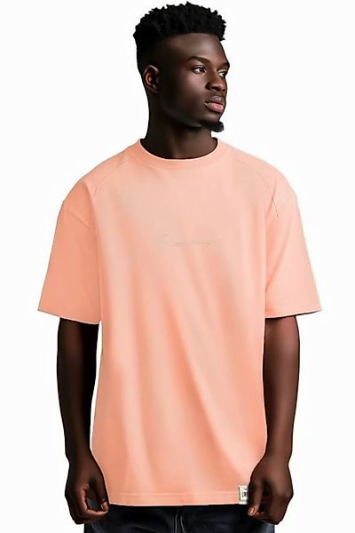 Reichstadt Oversize-Shirt Casual T-shirt 22RS033 Old Pink L mit Stitching a günstig online kaufen