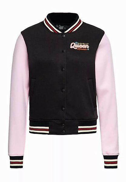 QueenKerosin Collegejacke Sun Valley (1-St) mit Rückenstickerei günstig online kaufen