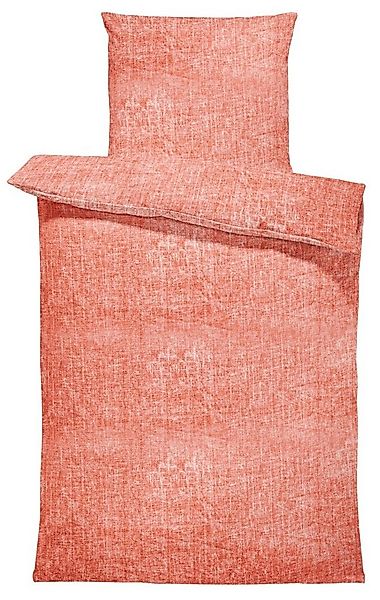 One Home Bettwäsche Meliert, Mikrofaser, 2 teilig, modern und meliert, Apri günstig online kaufen