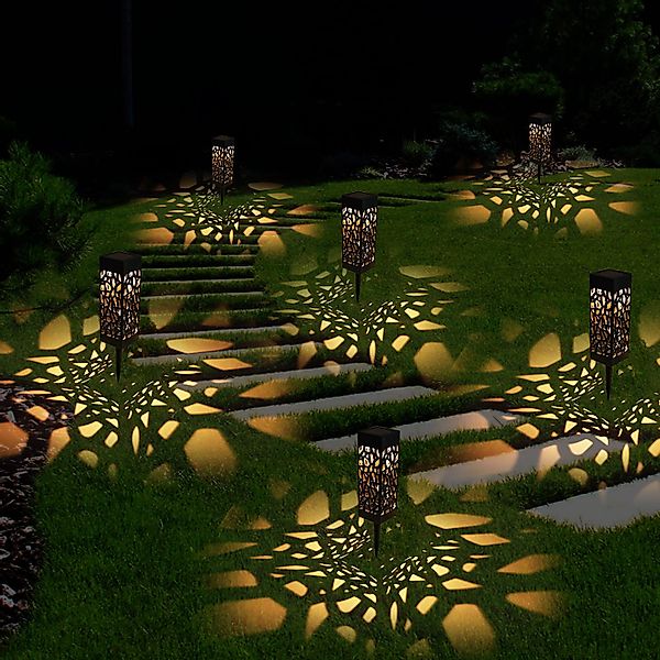BlingBin LED Solarleuchte 6 Stück Solarlampe günstig online kaufen