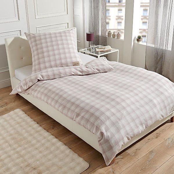 JOOP! Bettwäsche Soft Checks, Flanell, 3 günstig online kaufen
