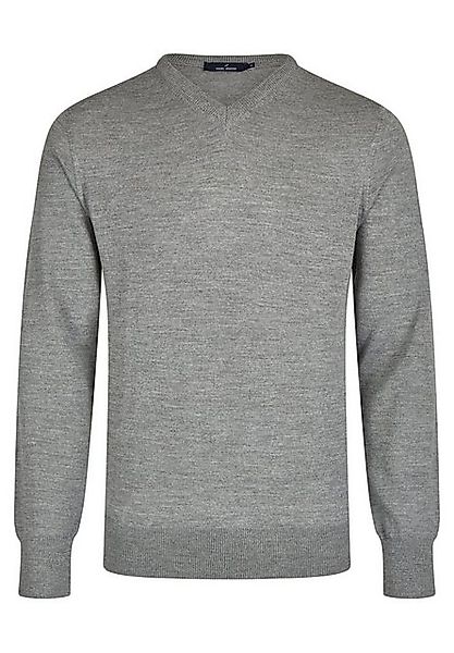 HECHTER PARIS V-Ausschnitt-Pullover Unimuster günstig online kaufen