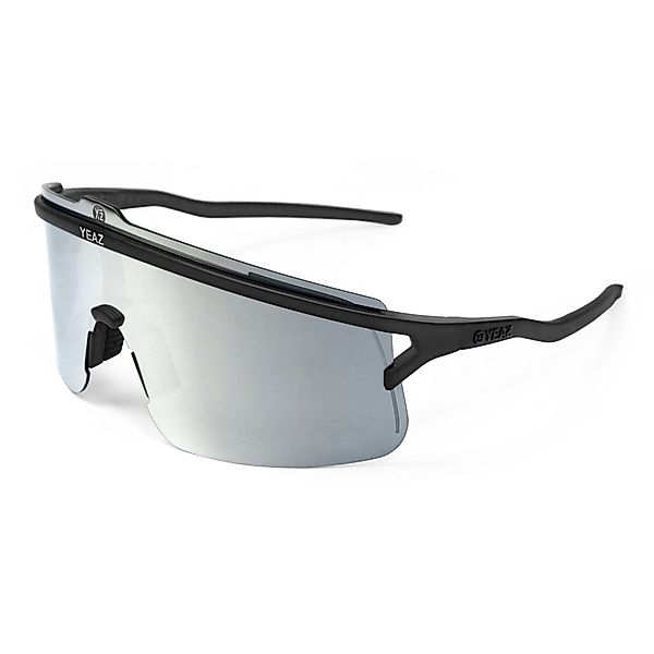 YEAZ Sportbrille SUNSHADE Sport-Sonnenbrille Black/Silver, Erlebe günstig online kaufen