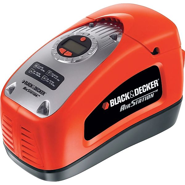 Black + Decker Kompressor ASI300, max. 11 bar, 160 PSI, 12V/230V, 3 Ventile günstig online kaufen