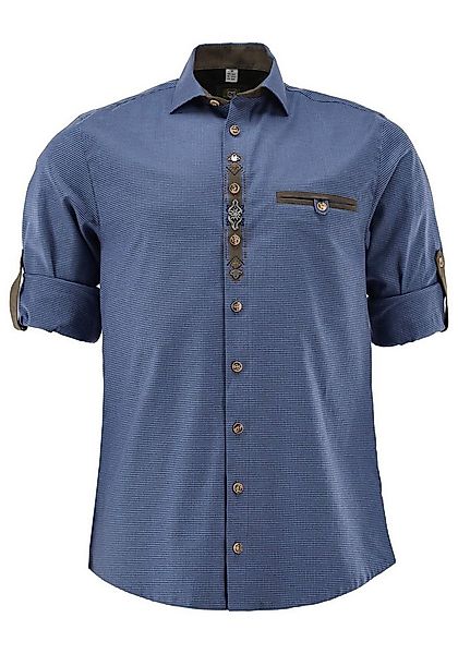 OS Trachten Trachtenhemd Awobu Regular Fit, Haifischkragen, Paspeltasche, S günstig online kaufen
