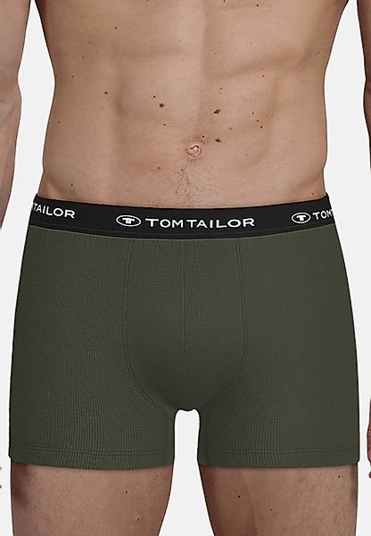 TOM TAILOR Boxershorts "Buffer" 3er Pack, weich, bequem, basic, eng, Logobu günstig online kaufen