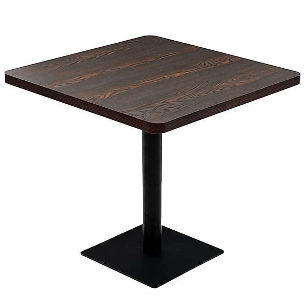 vidaXL Esstisch, Bistrotisch MDF und Stahl günstig online kaufen