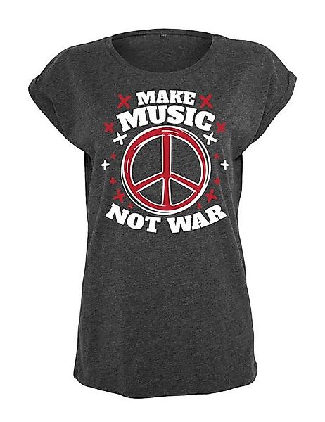 Youth Designz Print-Shirt "Peace Make Music" Damen T-Shirt Statement oder G günstig online kaufen