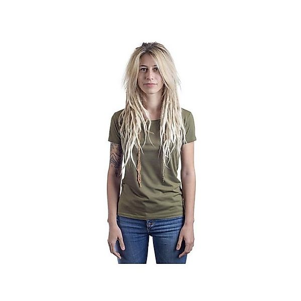 Life-Tree T-Shirt Rundhals T-Shirt ’für Damen in grün’ (1-tlg., keine Angab günstig online kaufen