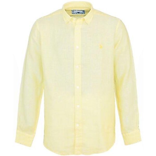 U.S Polo Assn.  Hemdbluse Hemd Leinenhemd Button Down Linenshirt günstig online kaufen