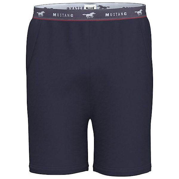 MUSTANG Shorts Bermuda Kurze Hose Sommerhose Freitzeithose roter Kontrastst günstig online kaufen