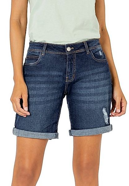 SUBLEVEL Jeansbermudas Stretch Jeans Bermuda Used-Look günstig online kaufen
