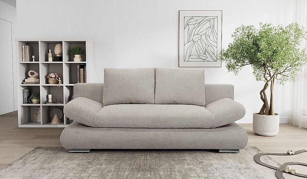 Hygger Möbelhaus Schlafsofa NEXT mit Bettkasten & Schlaffunktion, Armteilve günstig online kaufen