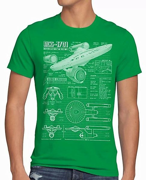 style3 T-Shirt NCC-1701 christopher pike trek trekkie star sternenflotte kl günstig online kaufen