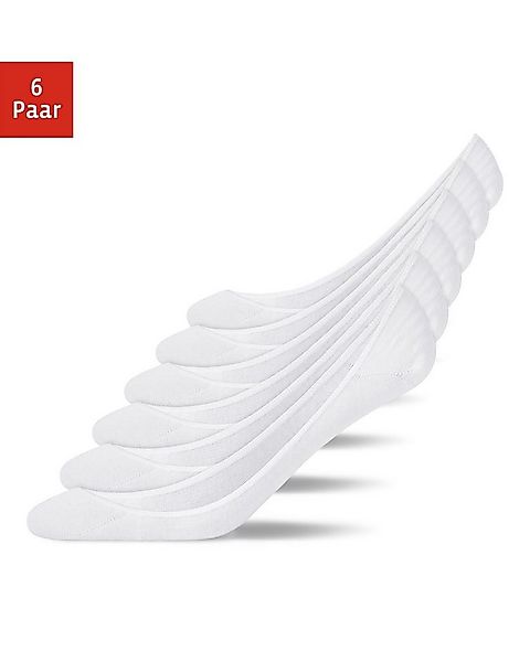 SNOCKS Füßlinge Loafer Socken Ballerina Socken (6-Paar) aus Bio-Baumwolle, günstig online kaufen