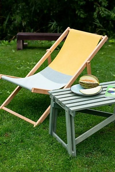 Strandstuhl "Beach Chair" grün/gelb günstig online kaufen