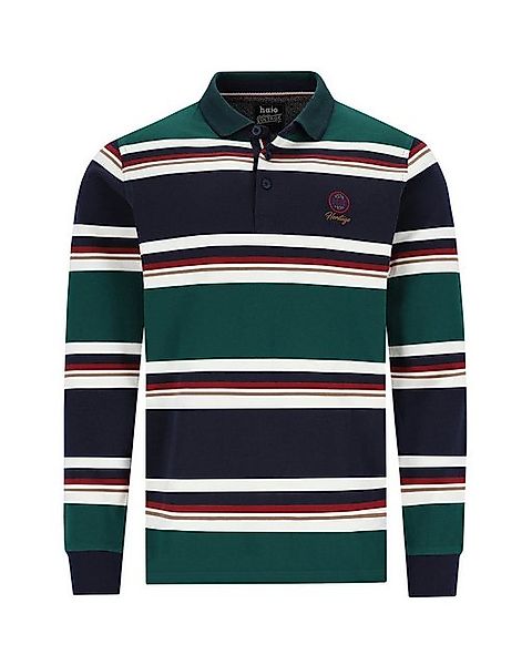 Hajo Poloshirt gestreiftes Rugbyshirt günstig online kaufen