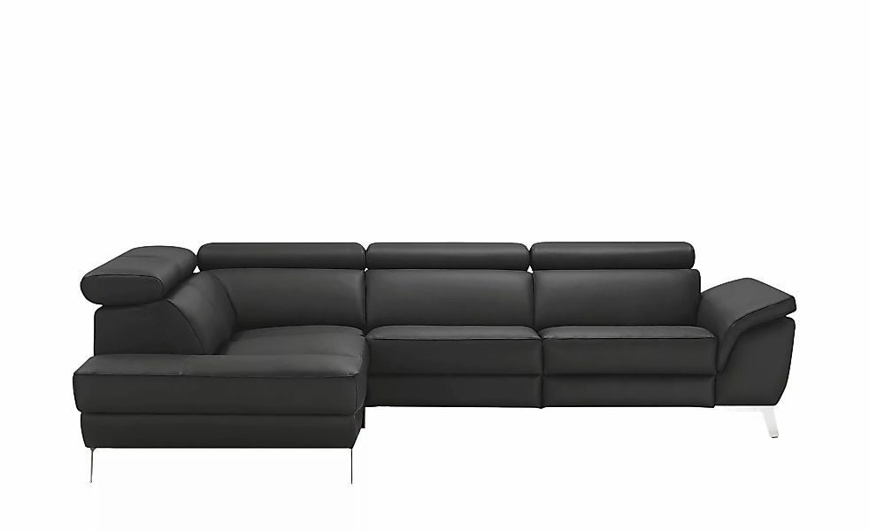 uno Ecksofa Leder  Dallas ¦ schwarz ¦ Maße (cm): B: 283 H: 74 T: 228.0 Pols günstig online kaufen