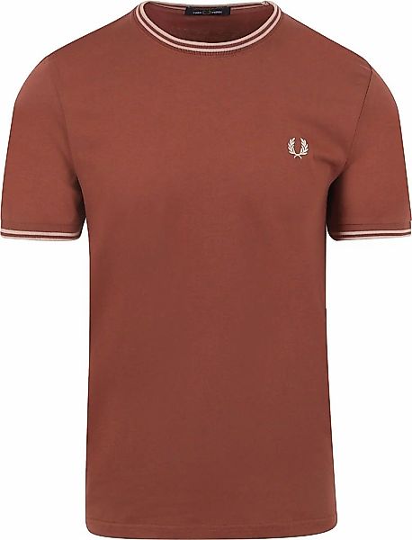 Fred Perry Twin Tipped T-shirt Brique - Größe L günstig online kaufen