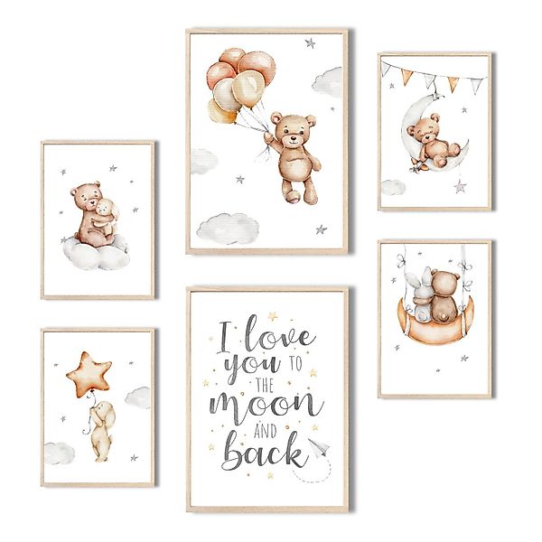 MeinBaby123® Poster Bilder Kinderzimmer, Poster Kinderzimmer günstig online kaufen