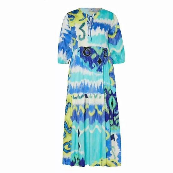 Emily Van Den Bergh Midikleid Boho Kleid blue aqua günstig online kaufen