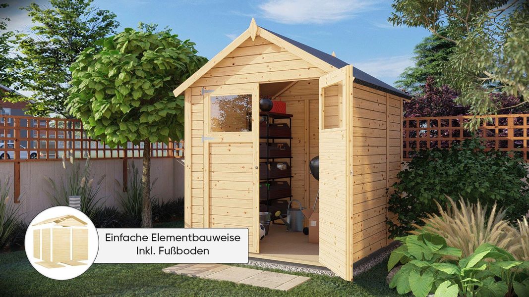 Alpholz Gerätehaus Holz Alisha, BxT: 202x191 günstig online kaufen