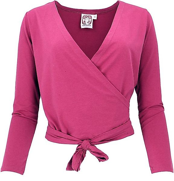 Guru-Shop Longsleeve Yoga Langarmshirt, Bio Baumwolle günstig online kaufen
