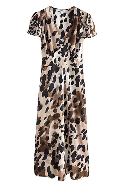 Next Maxikleid Maxikleid zum Binden, Flatterärmel, günstig online kaufen