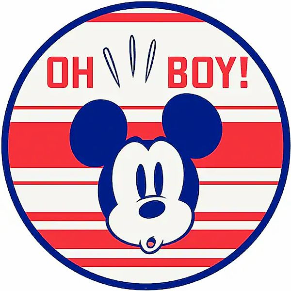 Komar Wandtattoo »selbstklebendes Vlies - Mickey Oh Boy - Größe 125 x 125 c günstig online kaufen