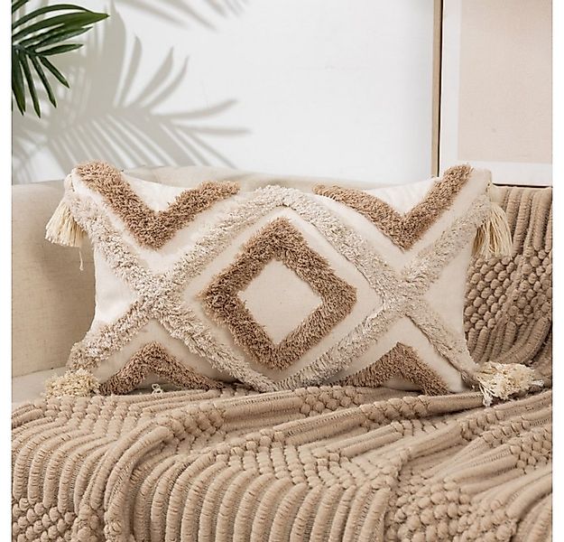 BYSURE Kissenbezug F13WH00115, (2 Stück), Boho Dekokissen Kissenbezug günstig online kaufen