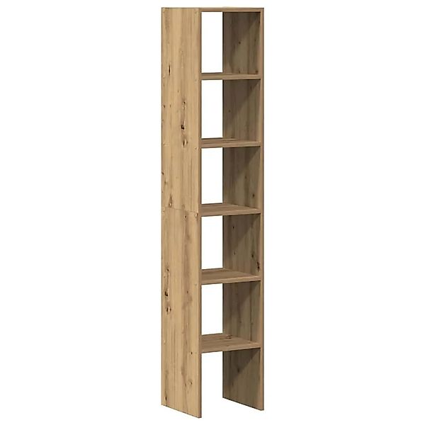 vidaXL Bücherregale 2 Stk Stapelbar Artisan-Eiche 30x30x80 cm 858820 günstig online kaufen