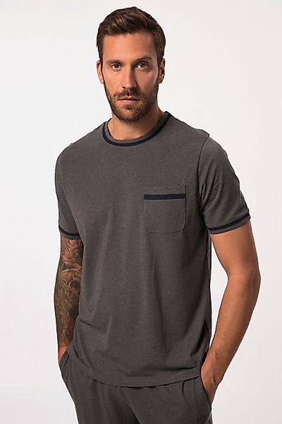 JP1880 Schlafanzug Schlafanzug kurzer Zweiteiler Melange-Jersey günstig online kaufen