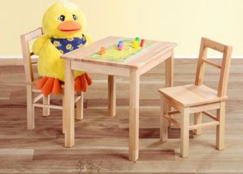 bv-vertrieb Kindertisch Kindertisch Kernbuche Kindergartentisch Kindersitzg günstig online kaufen