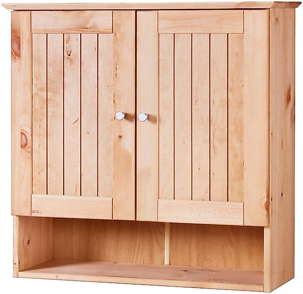 welltime Hängeschrank "Venezia" Badmöbel, aus massiver Kiefer, 2 Türen, Bre günstig online kaufen
