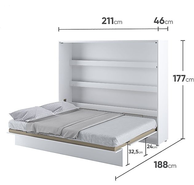 yourhouse24 Schrankbett Bed Concept BC-14 160x200 günstig online kaufen